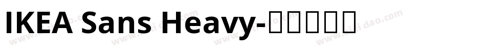 IKEA Sans Heavy字体转换